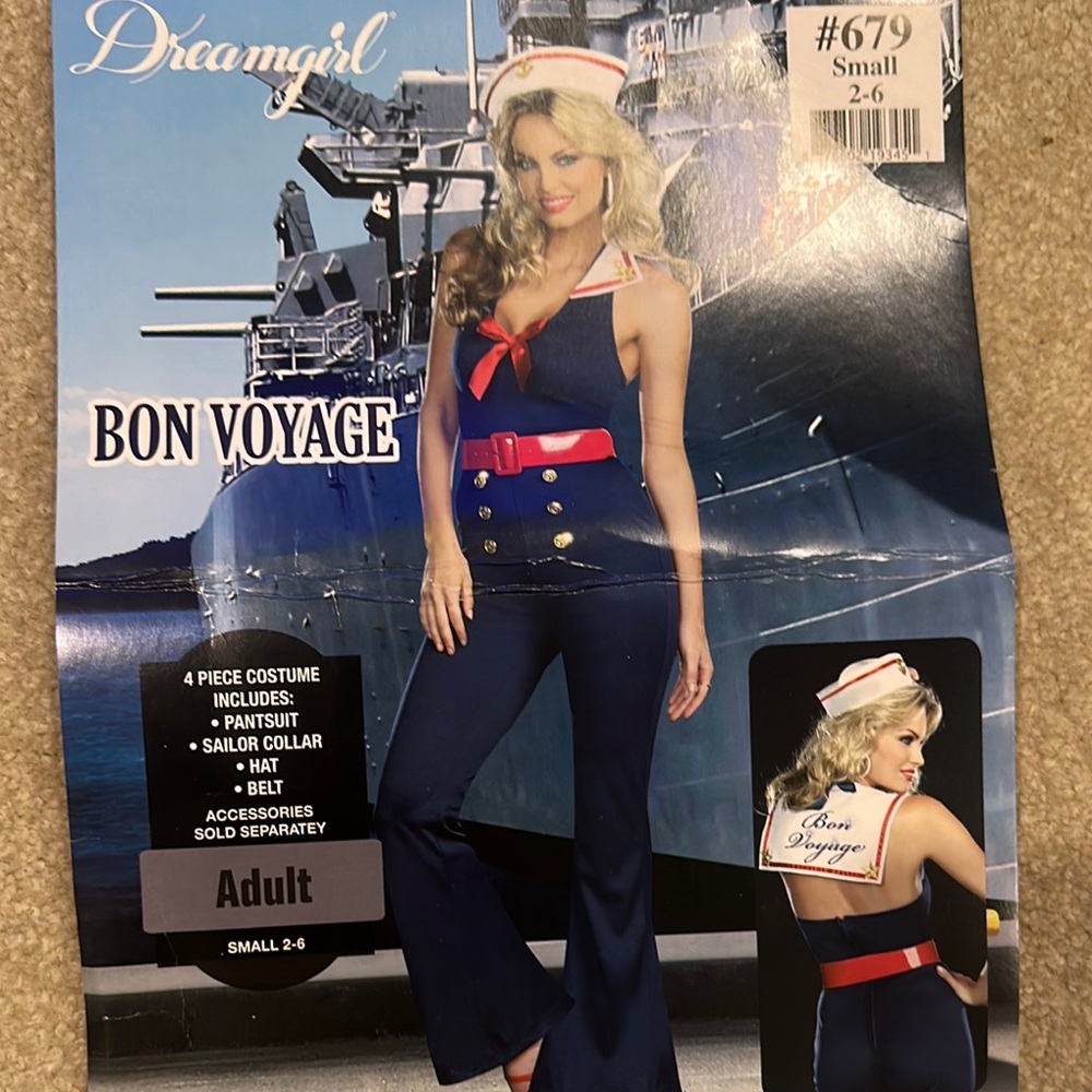 Dreamgirl Nautical Navy Sailor Outfit